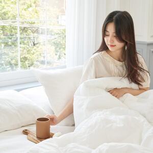 [슬립스파]오가닉 순면 60수 먼지없는 사계절 피그먼트 구름 차렵이불