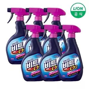 [라이온] 비트 O2 강력얼룩제거제 스프레이 500ml X 6개