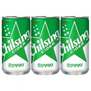 롯데 칠성사이다 190ml x 60캔(30캔x2박스)
