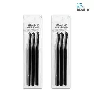 [메디케이]치석 제거 덧니 틈새 치아 교정 어금니 칫솔 3p + 3p