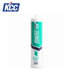 KCC SL907 프리미엄 유리 글레이징 전용 실리콘 300ml 카트리지 타입 무초산 창틀 유리 다용도 코킹