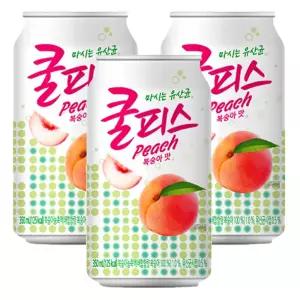 동원 쿨피스 복숭아맛 350ml x 48캔(24캔 x 2박스)