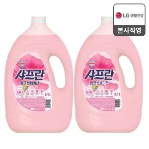샤프란 섬유유연제 핑크 센세이션 본품 3.1L 2개