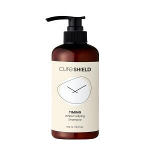 큐어실드 타이밍 화이트 퓨리파잉 샴푸 EP 04 비듬 지성 두피 500ml