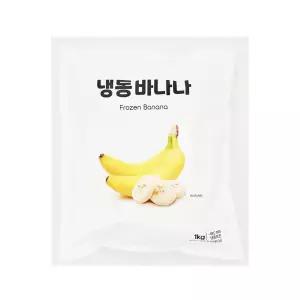 이안 냉동 바나나 슬라이스 3kg (1kg x 3팩)/ 베트남산