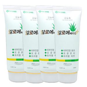 알로에 베라겔 플러스 100mlX4개/고농축 약국 알로에 겔 젤 피부진정