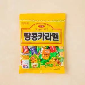 크라운 땅콩카라멜 324g