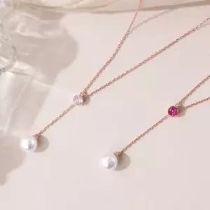 비올라 진주 목걸이(8mm) NA0410