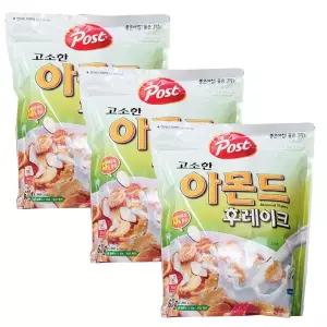 동서식품 포스트 고소한 아몬드 후레이크 620g x 3개