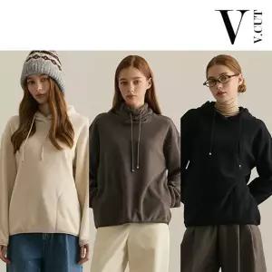 [런칭가59,900원 1만원 ]브이컷 소프트 플리스 풀오버 3종