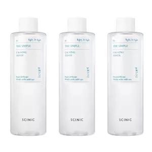 싸이닉 더심플 진정 토너 500ml / 수분+보습+저자극 피부결 개선 대용량 3개