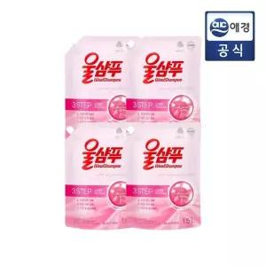 [울샴푸][비밀특가] 울샴푸 오리지널 중성세제 파우치 1500ml X 4개