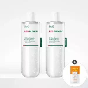 닥터지 레드 블레미쉬 10-시카 캡슐 수딩 토너 300mL 2개+(증정)브라이트닝 업 선 2ml 5장