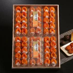 상주감도가곶감 36kg 상주감도가반건시 곶감 선물세트 3.6kg 60개입 60g내외 고급나무상자 보자기포장 보냉