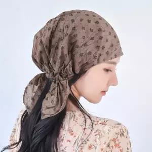 [hat'scompany]면 두건 반다나 여름 여성 비니 중년 항암 모자 위생모 식당 주방 사계절