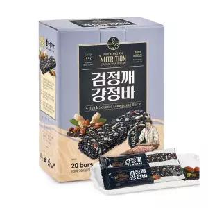 호정가 검정깨강정바 20개입 / 말랑말랑 쫀득한 고급한과간식 469324