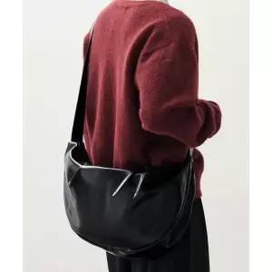 드로우핏 DRAW FIT 호보 레더 크로스백 [BLACK]