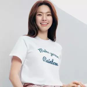 [롯데백화점]프로젝트엠 여성 루즈핏 아이스쿨 소로나 빅그래픽 반팔티 EYF2TR2753