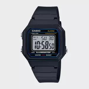 CASIO 카시오 W-217H-1A 남성 학생 군인시계 스포츠시계