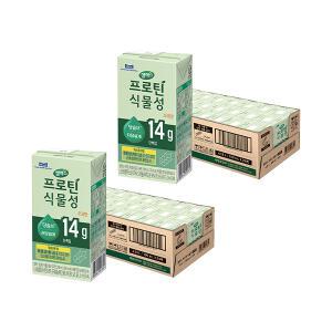 셀렉스 식물성 프로틴 당솔브 음료 오곡맛 190ml, 24입, 2개