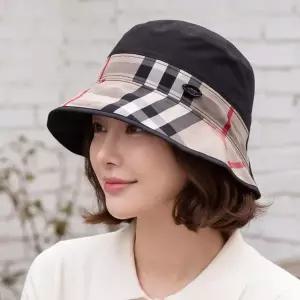 [hat'scompany]여성 가을 간절기 체크 버킷햇 중년 골프 벙거지모자