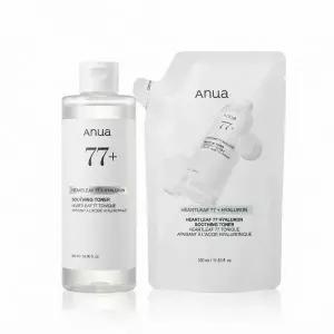 아누아 어성초 77 히알루론산 수분 진정 토너 350ml  (+350ml 리필팩)