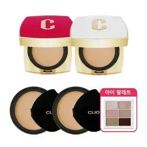 클리오 팩트 홈쇼핑 올 뉴 마그넷 21호 본품 2개+리필 2개+오페라 아이팔레트