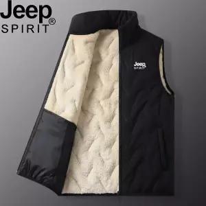 JEEP SPIRIT 2026 가을 겨울 나시 신상 기모 남성 패딩 조끼 겨울 보온 코트