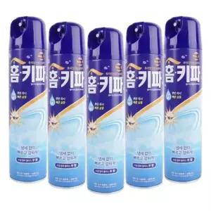 홈키파 수성알파 5p 모기약 600ml 에어졸 무향 퇴치 스프레이 살충제 파리