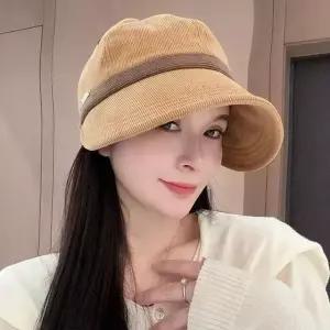 LnD 골덴 코듀로이 캡모자 베이직 데일리 패션 모자 보닛햇 여성 여자 볼캡 골프