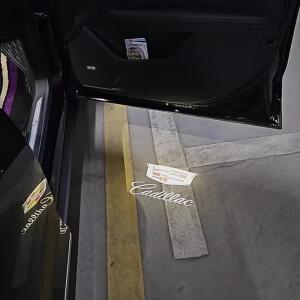 캐딜락 XT4 XT5 XT6 ATS XTS CTS CT4 CT5 CT6 SRX 에스컬레이드 BLS SLS용 2PCS 자동차 도어 웰컴 라이트