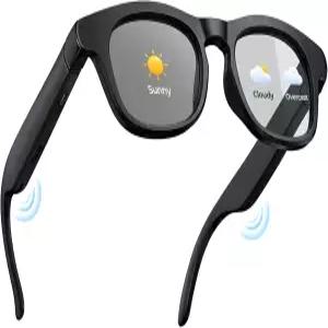 SURPAO 변색 스마트 안경 오픈형 블루투스 5.4 오디오 이어웨어 35g 경량 Type-C 충전 리모컨 촬영 기능
