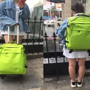 바퀴달린 백팩 방수 롤링 휠 여행 20인치 기내용 초경량 캐리어
