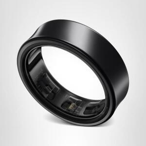 SAMSUNG 갤럭시 링 AI 스마트 사이즈 키트 포함 우선 앱 구독 없음 피트니스 모니터 수면 트래커 최대 7일 배터리 12 티타늄 블랙 [미국 버전 제조업체