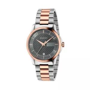 구찌 YA126446 G타임리스 남성 메탈 쿼츠 38mm