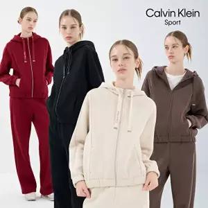 [Calvin Klein]26FW 여성 후드집업 셋업2종