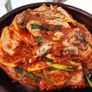 [호랑이김치] 통영 생굴겉절이 굴김치 1kg