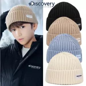[롯데백화점]디스커버리익스페디션 디스커버리키즈 DKBN2134N 로고라벨 립 비니