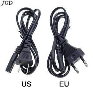 1m EU US AC 전원 케이블 2핀 IEC C7 연장 케이블 PSP PSV PS2 PS3 호환 휴대용 라디오 PC 노트북 CD 플레