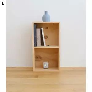 (튼튼)고급 편백나무원목 DIY2단책장 330선반 수납장 DIY 조립 정리 꽂이 인테리어소품 북선반 다용도 미니