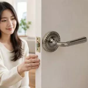 수리 방문손잡이 문 레버 방문 샤시 현관 부속 도어록 손잡이 교체 엔틱