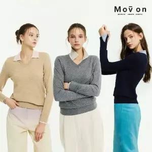 [하프클럽/모브온]모브온 26FW 카라 레이어드 쫀쫀니트 3종(최신상)