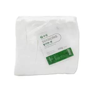 수성 탈지면-엔 4cmX4cm 450g 1봉 절단솜 소독 알콜솜 사각 롤솜 -