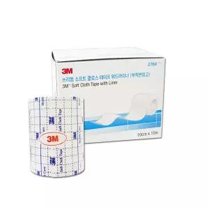3M 쓰리엠 소프트 클로스 테이프 위드라이너 2764 10cmx10m 드레싱 픽싱롤 -