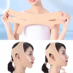 코르셋 스타일 턱살 얼굴살 관리 브이 밴드 땡김