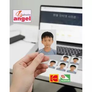 여권사진 3.5x4.5cm 주민등록증사진 셀프 운전면허증 민증 취업 반명함 비자 증명 흰배경 인쇄 +