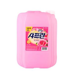 대용량 샤프란 핑크센세이션 20L 섬유유연제 헹굼세제 세탁세제 대용량샤프란