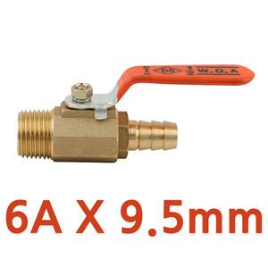 배관자재 볼콕크 6A X 9.5mm 신주부속 볼밸브 수도부속 호스밸브 호스연결