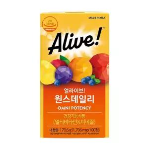 얼라이브 원스데일리 멀티비타민 100정