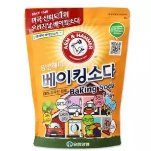 [신세계 규격](의정부점)유한양행 암앤해머 베이킹소다 1.5kg+600g